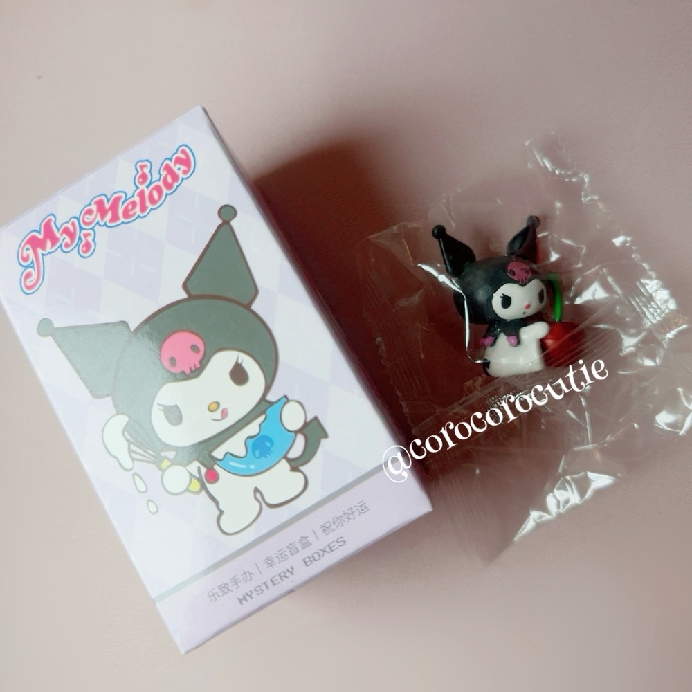 Sanrio My Melody Kuromi With Cherry Figure Blind Box